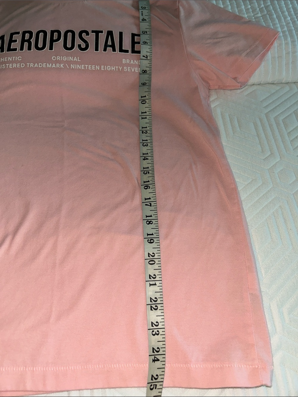 Aeropostale Light Pink Logo Tee - Picture 8 of 9